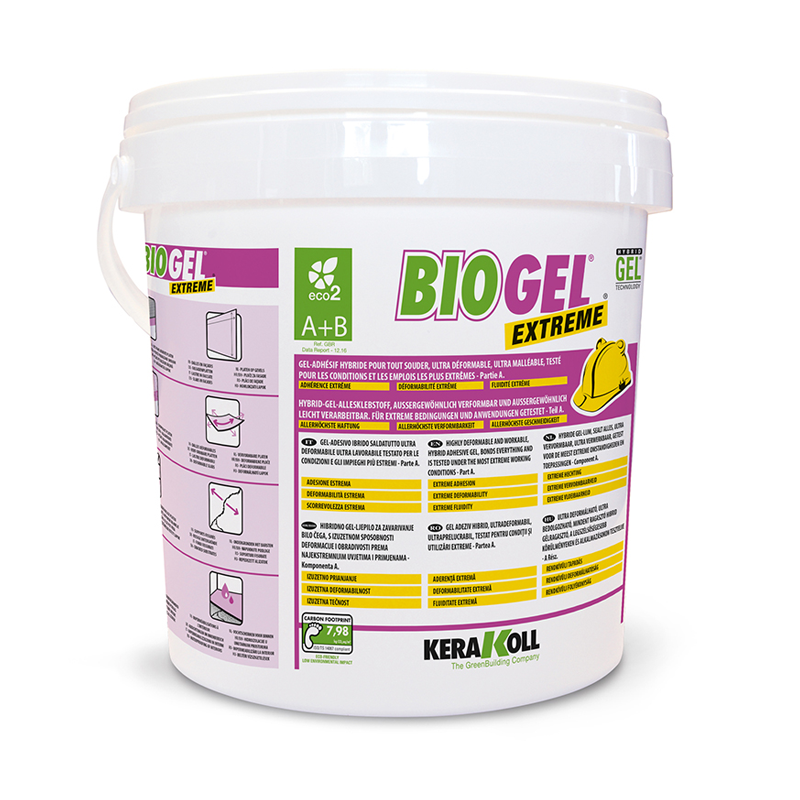 Kerakoll Biogel Extreme 2 Part Hybrid Adhesive White 10kg